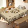 Tovaglia creativa, tavolo da pranzo per la casa, antipolvere, atmosfera festosa da ristorante, tovaglia decorativa