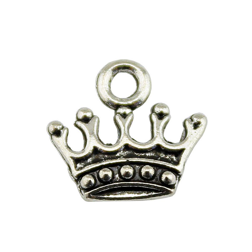 Charms Crown Pendants Minimalist Jewelry Components QC035