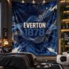Nástěnná tapisérie Everton Fotbalový potisk Látka pro obývací pokoj Ložnici Domácí dekorace