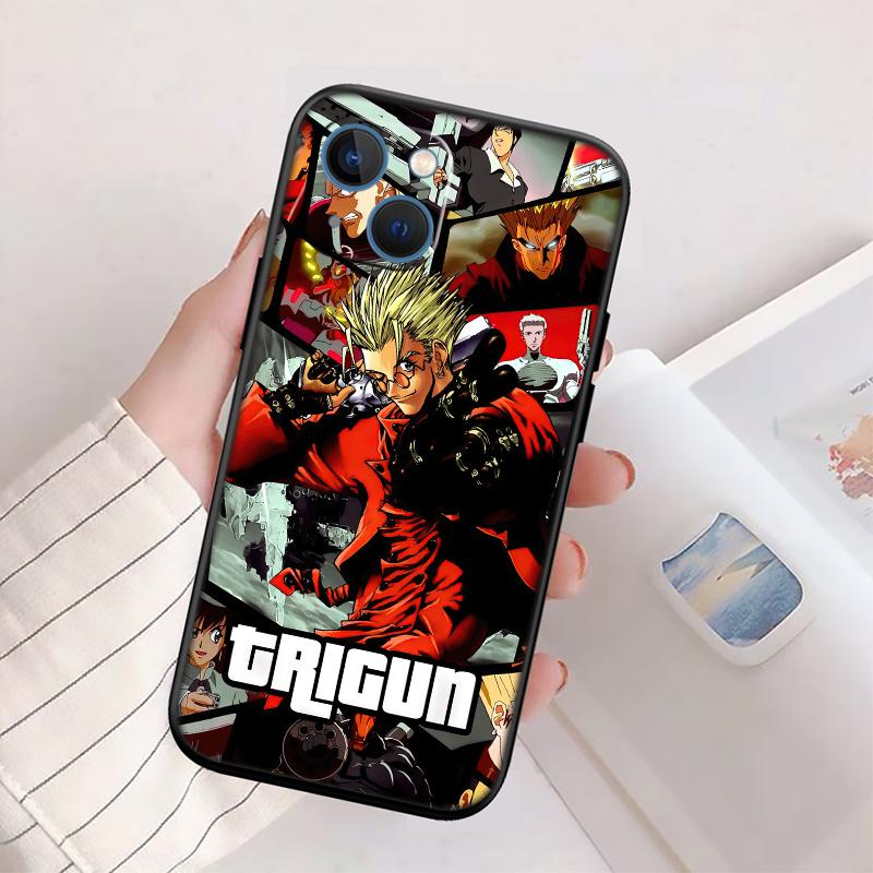 RP72 Trigun stampede New High-End Shell Phone Case for iPhone 16 15 14 13 12 Pro Max Plus Mini