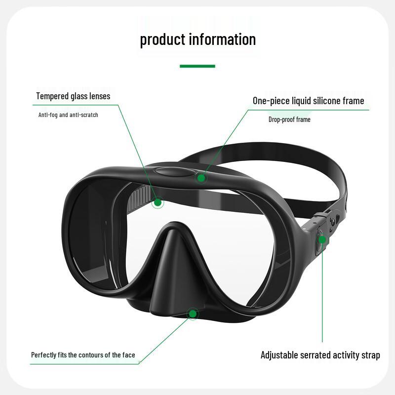 Alliance Messenger Large Frame HD Diving Mask