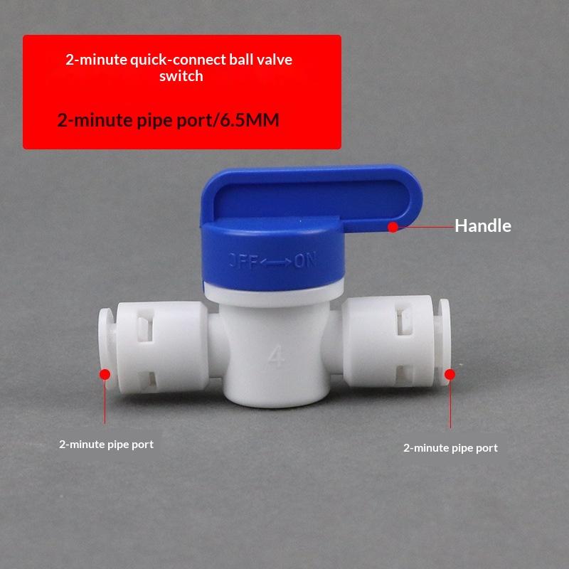 

1Pcs Kitchen Household Water Dispenser 2/3 Points Card-Free Connector For Water Purifier Valve 1/4 3/8 Water Pipe Switch A1