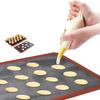Silpat Baking Mats, Reusable Baking Sheets, Set of 2, High-Quality Baking Mats, Perfect for Cooking, Bread, Sweets, and Grilled Fish, Washable, Oven a