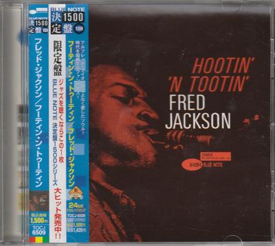 CD FRED JACKSON - Hootin' 'N Tootin' TOCJ6509 Blue Note 2005 Japan ObiJazz Used