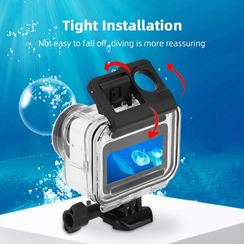 Waterproof Diving Housing Cover for GO3 Camera Capture Amazing Photos In Water