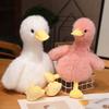 New 34/45cm Stuffed Plush Duck Soft Toys Ducks Doll Long Plush Toy Macaron Cartoon Yellow Ducks Girls Boys Birthday Gifts Pillow