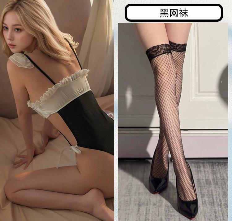 Sexy Lingerie Sexy Lace One-piece Maid Outfit Uniform Seduction Hot Passion Suit Cosplay Maid Outfit