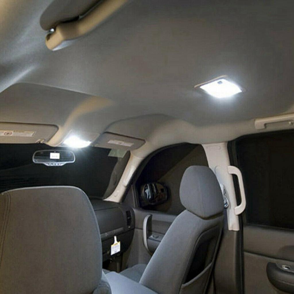 XunugZK 40PCS Super White T10 Wedge 5-SMD 5050 LED Bulb W5W 2825 158 192 168 194