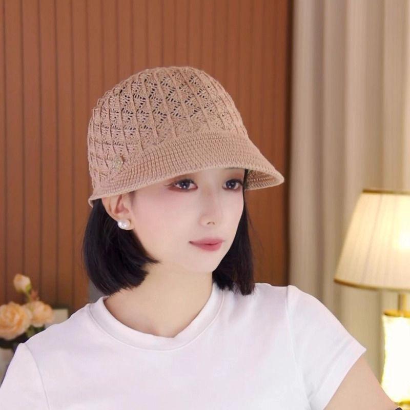 Big Flower Straw Hat Seaside Duck Tongue Hat Big Brim Sun Hat Women's Summer Breathable Face Hat Beach Hat