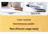 UNI Mitsubishi Thick Tip Paint Marker for Touch-up - Large Capacity
