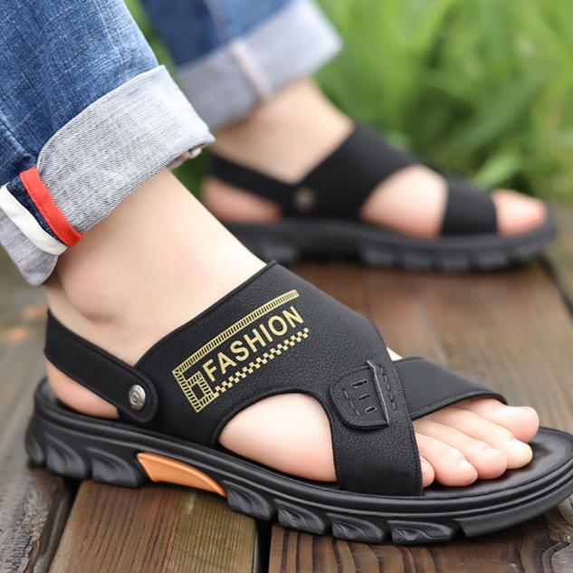 Men's Sandals 2025 Wear New Summer Soft Sole Non-slip Slippers Driving Fishing Leisure Beach