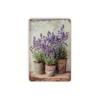 Vintage Lavender In Pot Metal Wall Art Retro Kitchen Decor