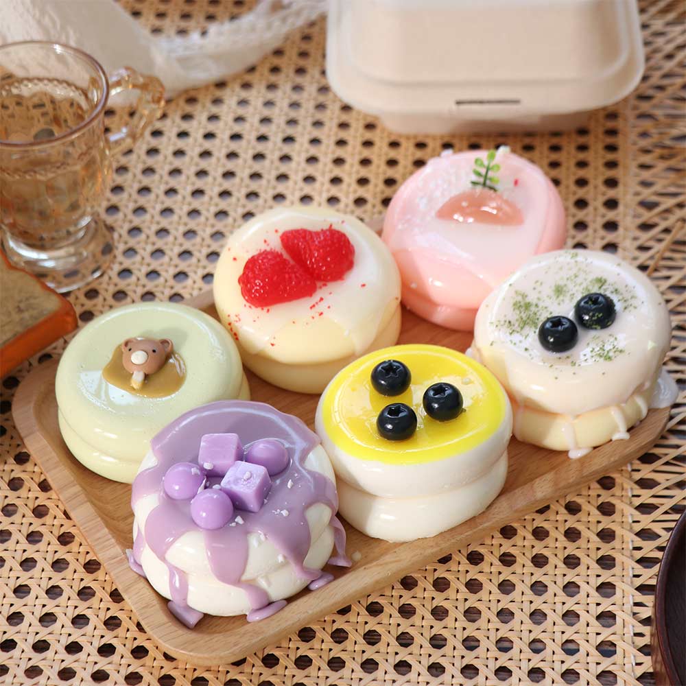 Simulation Design Soufflé Squeeze Toy Cute Cake Slow Rebound Toy Fingertip Toy