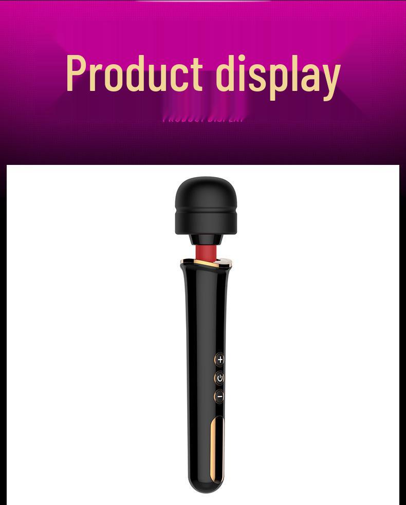 Wiederaufladbarer Großer AV-Vibrator für Frauen - Super Starker Mehrfrequenz-Masturbator.