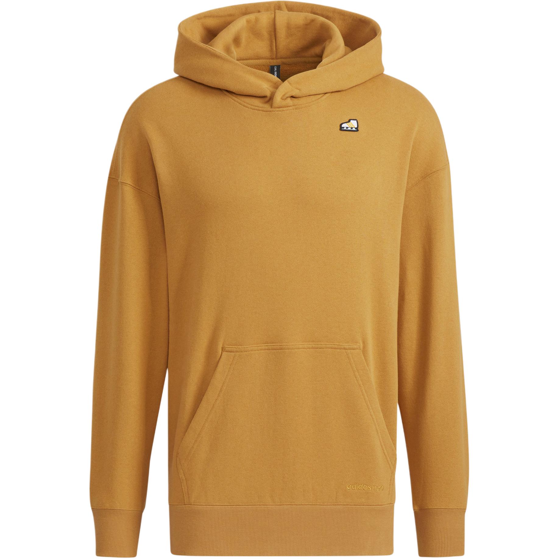 

Adidas Neo с однотонным принтом, толстовка с капюшоном и длинными рукавами, мужские топы, коричневые HG9018 M