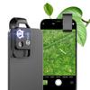 200x HD Portable LED Microscope for Student Science & Outdoor Biology Experiments