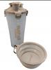 3-in-1 Travel Bottle for Dogs, Water and Food Container, Foldable Bowl