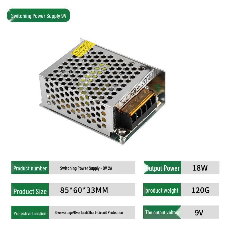 9V S Series Industrial Switching Power Supply: DC Transformer (2A, 3A, 5A, 10A)