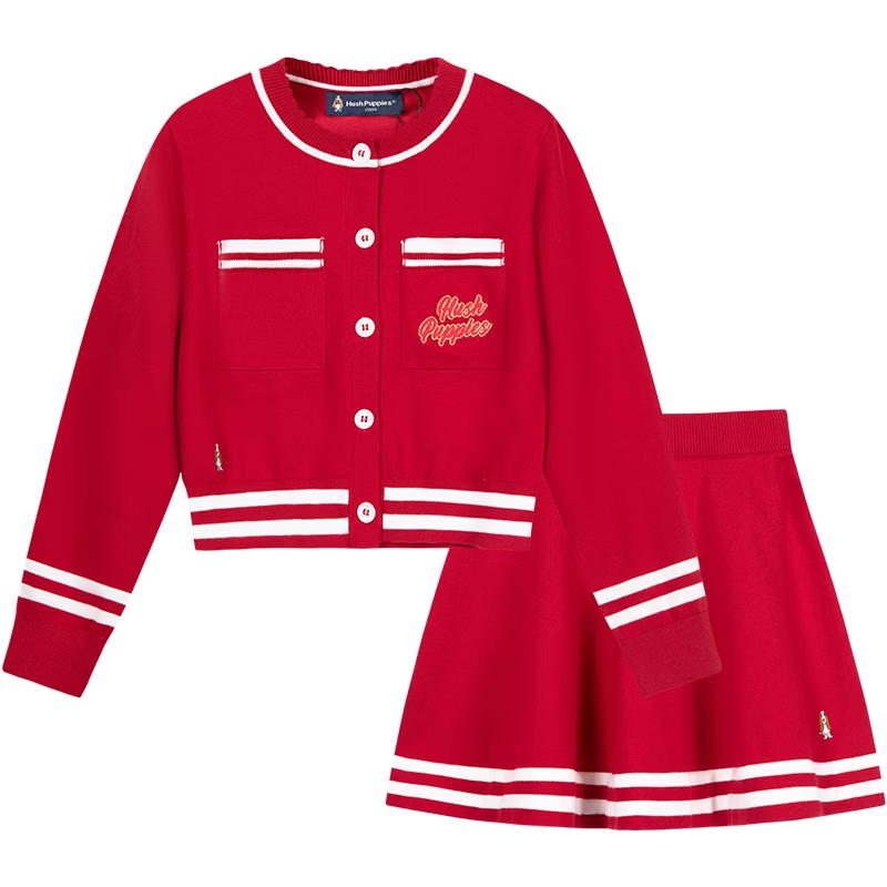 

Hush Puppies Girls School Style Sweater and Skirt Set 160