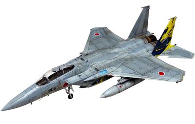 Platz 1/72 Japan Air Self-Defense Force F-15J Eagle Modernized Aircraft, 306th Squadron, 2017 Air Show In Komatsu Commemorative Paint Scheme, Golden E
