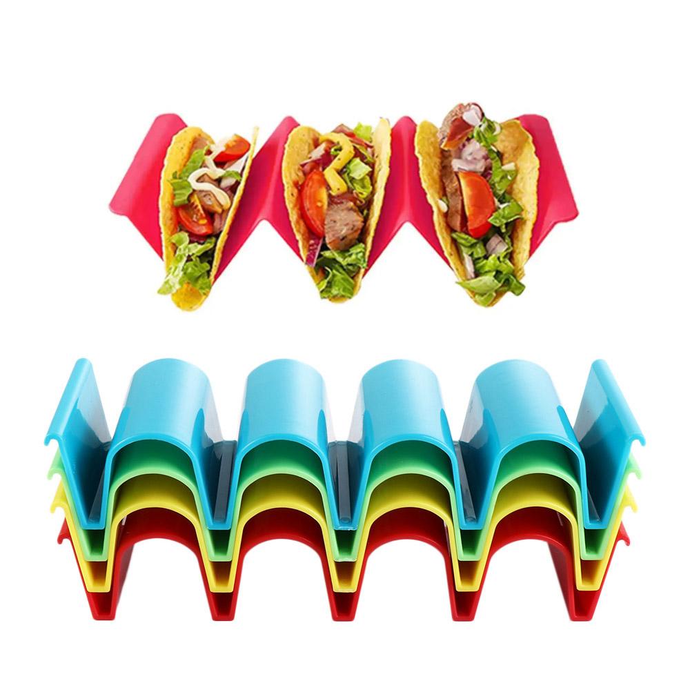 Mexican Food Sturdy Plastic Convenient Kitchen Tools Tortilla Tray Taco Holder Taco Shell Stand