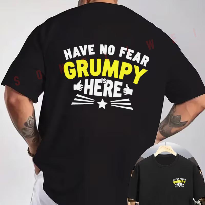 Fearless Hero Graphic Motorcycle T-Shirt Double-Sided Print Men's Short Sleeve Round Neck Casu