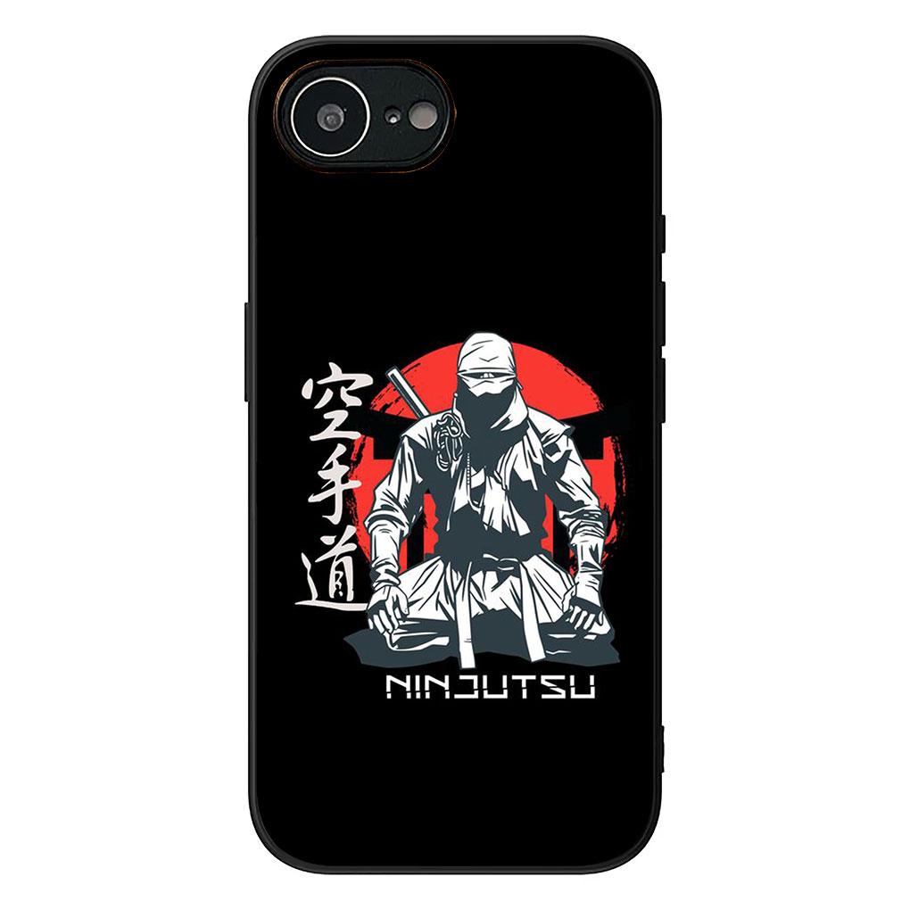 Japan Samurai Skeleton Skull Chinese Style Phone Cover for Xiaomi Redmi Note 12 11 10 Pro 10A 10C 12C 14C A4 Note12 5G Soft Case