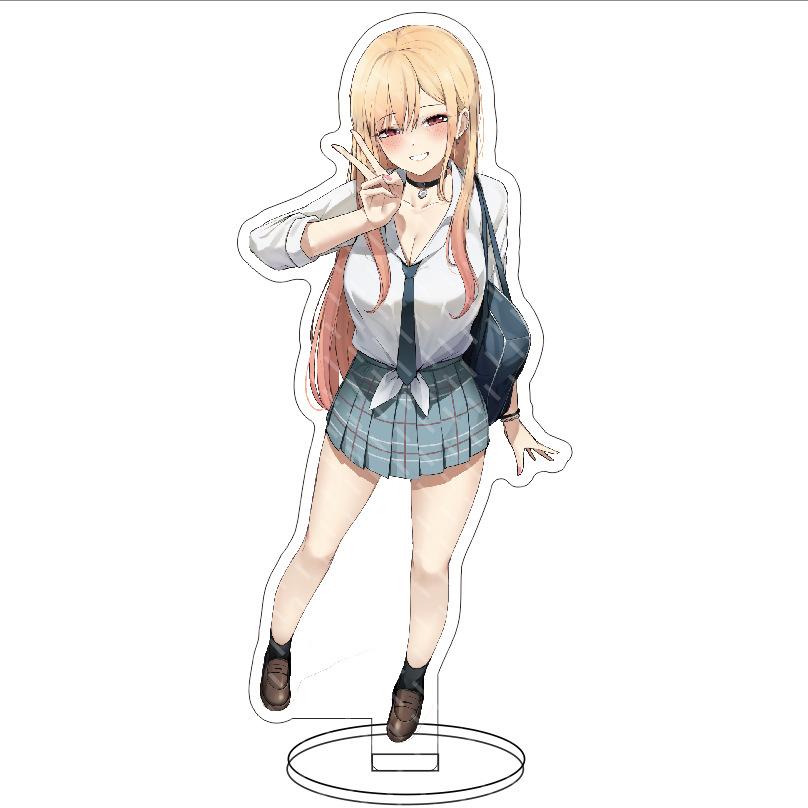 16Cm Anime My Dress Up Darling Series Acrylic Stand Cute Cartoon Character Kitagawa Marin Gojo Wakana Creativity Stand Toy