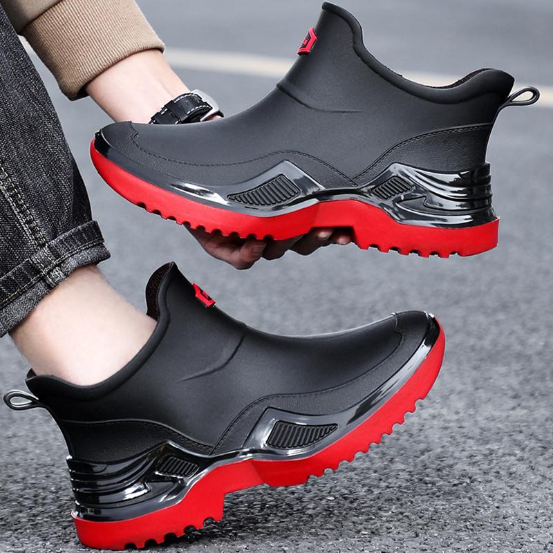 Pánské holínky Vodotěsné boty Rybaření Manžel Holínky Muž Zahrada Gumové boty Vnitřní Kuchyň Práce Holínky Mycí boty