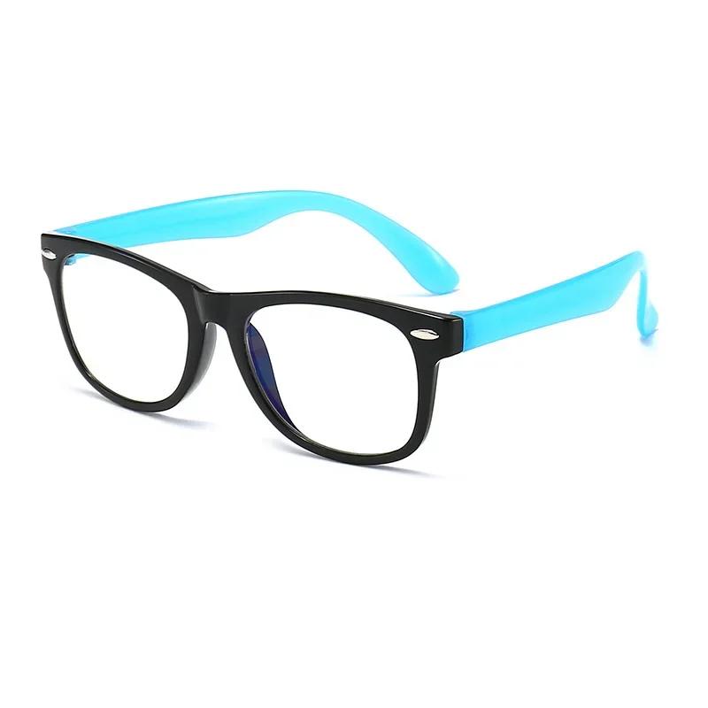 Anti blue Light Kids Glasses TR90 Children Optical Frame Eyeware Boy Girls Computer Transparent Blocking Eyeglasses UV400