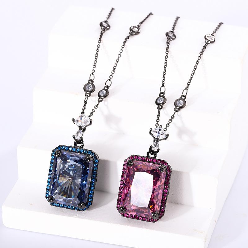 

Jewelry Bird S Nest Cut Black Gold Pendant Necklace Main Stone 15 * 20