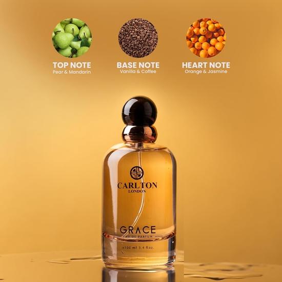 Carlton London Women Grace Floral Eau De Parfum - 100Ml I Best Liquid Perfume For Women & Girls I Long Lasting Fragrance | Edp Scent