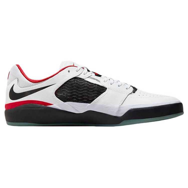 Nike Ishod Wair Premium SB Chicago Unisex Sneakers White University-Red Black DZ5648-100