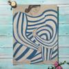 Modern Stripe Girl Nude Line Vase Abstract Art Posters Prints Wall Art Canvas Painting Hotel Bar Home Bedroom Room Decor Gifts