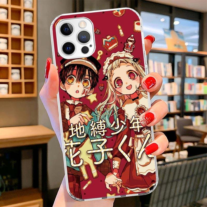 Toilet bound Hanako Kun Anime Cover Phone Case For iPhone 16 17 Air 15 14 Pro Max 16E Phone Case 13 Mini 12 11 7 SE 8 Print Patt