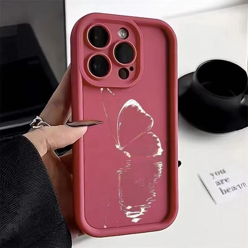 The New Butterfly Is Suitable for Iphone16pro Mobile Phone Case Apple 15/14pro13promax Japan and Korea 12x.