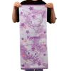 Marushin Face Sanrio Kuromi Antibacterial and Perfect as a Gift for 3725008400 Towel, "Yumekira Kuromi" (Dreamy Kuromi), 100% Cotton, Deodorizing,