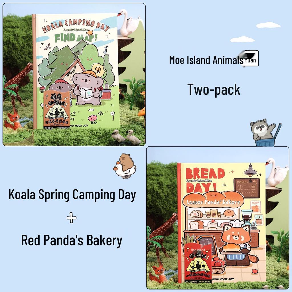 Cute Cartoon Zoo Notebook: Ideal Diary and Gift for Elementary Students