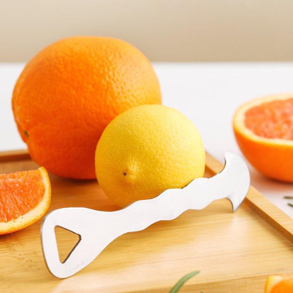 304 Stainless Steel Orange Peeler Rustproof Pomelo Peel Remover Portable Citrus Peeler  Lemon