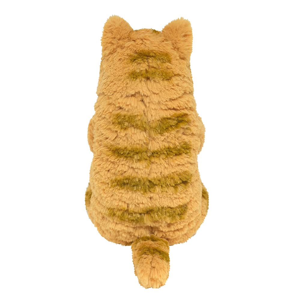 SunLemon Sleeping Lap Cat, Chashiro, 21 x 14 x 47cm, Plush Animal, Cute Cat, P-8232