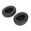 Headphone Cushions Soundproof Memory Foam Soft Protein Leather Replacement Cushions for ATH SR50 Black