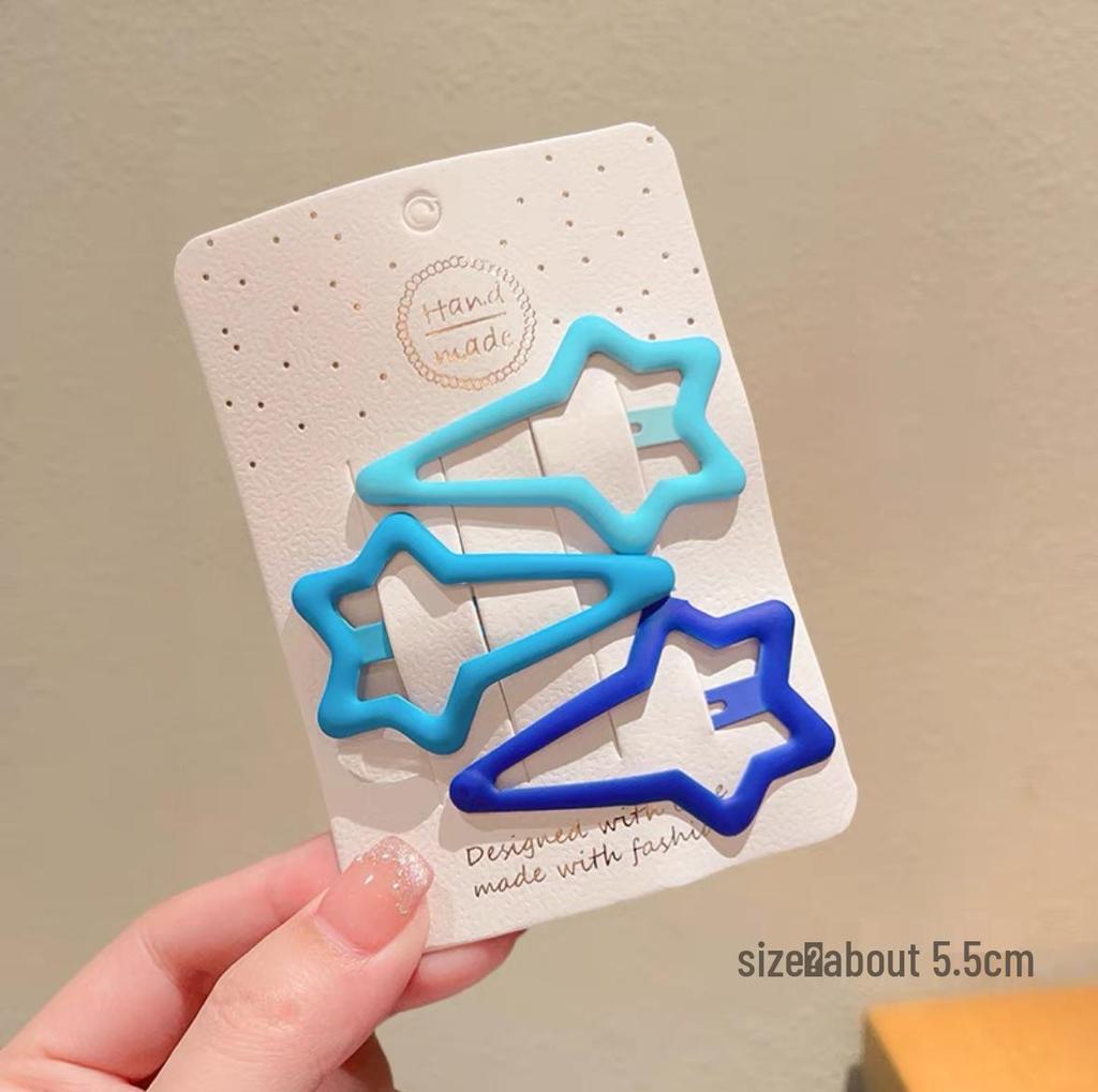 Rosa Stern- & Herz-Haarspangen - Niedliche Haarnadeln für Frauen und Kinder