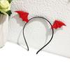 Gothic Bat Headband Costume Devil Ears Hairband Wash up/Makeup Hair Hoops  Haunted House Party