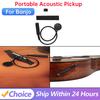 Portable Condenser Microphone Pickup Rubber Material General Contact Microphone Musical Instrument Accessories for Guitar Violin