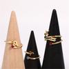 Unique Zircon Constellations Rings Adjustable Finger Rings Fashion Open Rings Statement Jewelry Simple Knuckles Rings