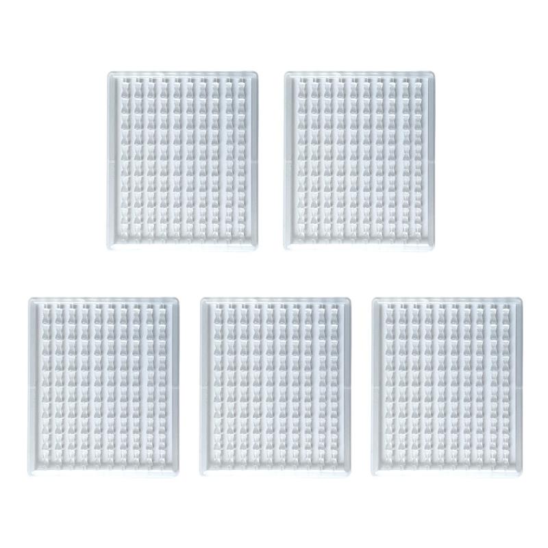 

5 Card Carp Fishing Baits Stops Hair Boilies Baits Stoppers Rig Stop Beads Baits Holder Stoppers for Mothed Feeders