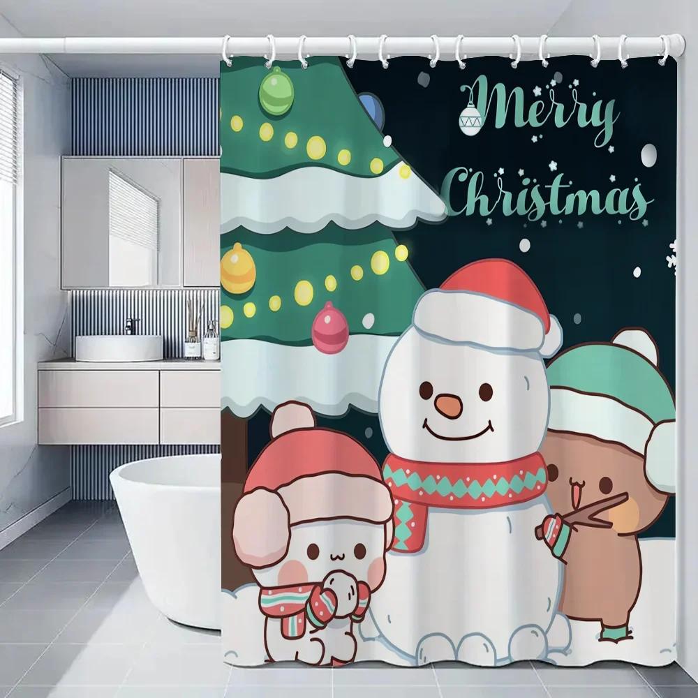 1pc BUBU DUDU Bathroom Curtains Bath Curtain Folding Partition Shower Accessories Bedrooms Luxury European Polyester Fabric