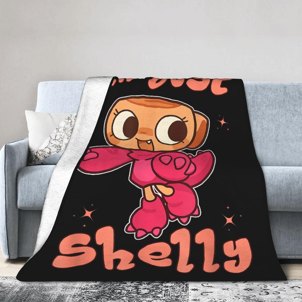 Dandys World Vee Shelly Goob Gigi Strickdecken Fleece Cartoon Superweiche Überwürfe für Bett, Couch und Tagesdecke