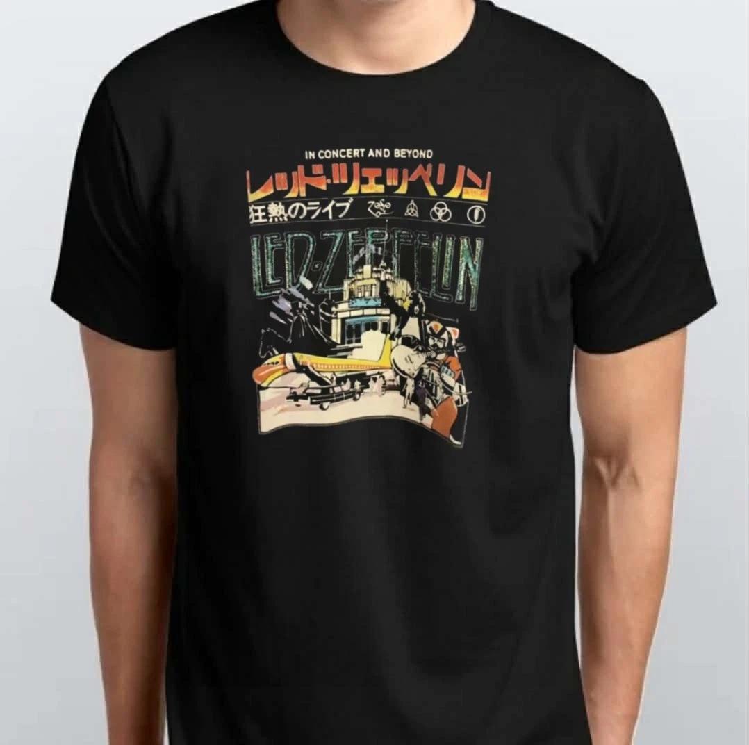 L.e.d Zeppelion Punk Graphic Unisex T-SHIRT S M L XL XXL 3 4 XL Black M