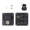 Acoustic Guitar Pickup with Tuner Guitar Pickup ISYS+ EQ Preamp System Adjustable Sound Folk Guitar Pickup Easy To Use